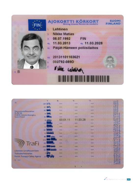 download Finland driving license 2013 present